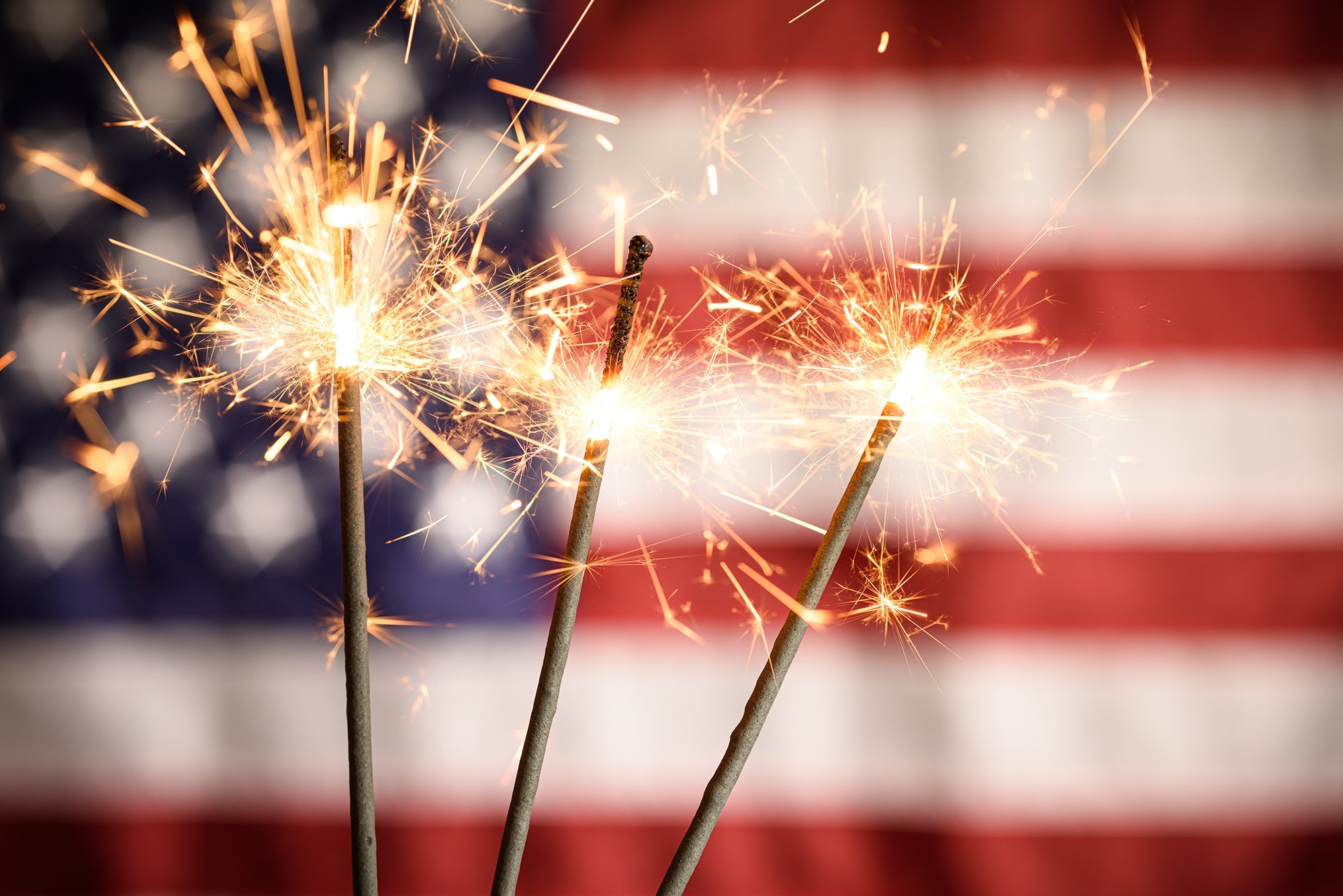Independence Day 4th of July Embroidered Apparel