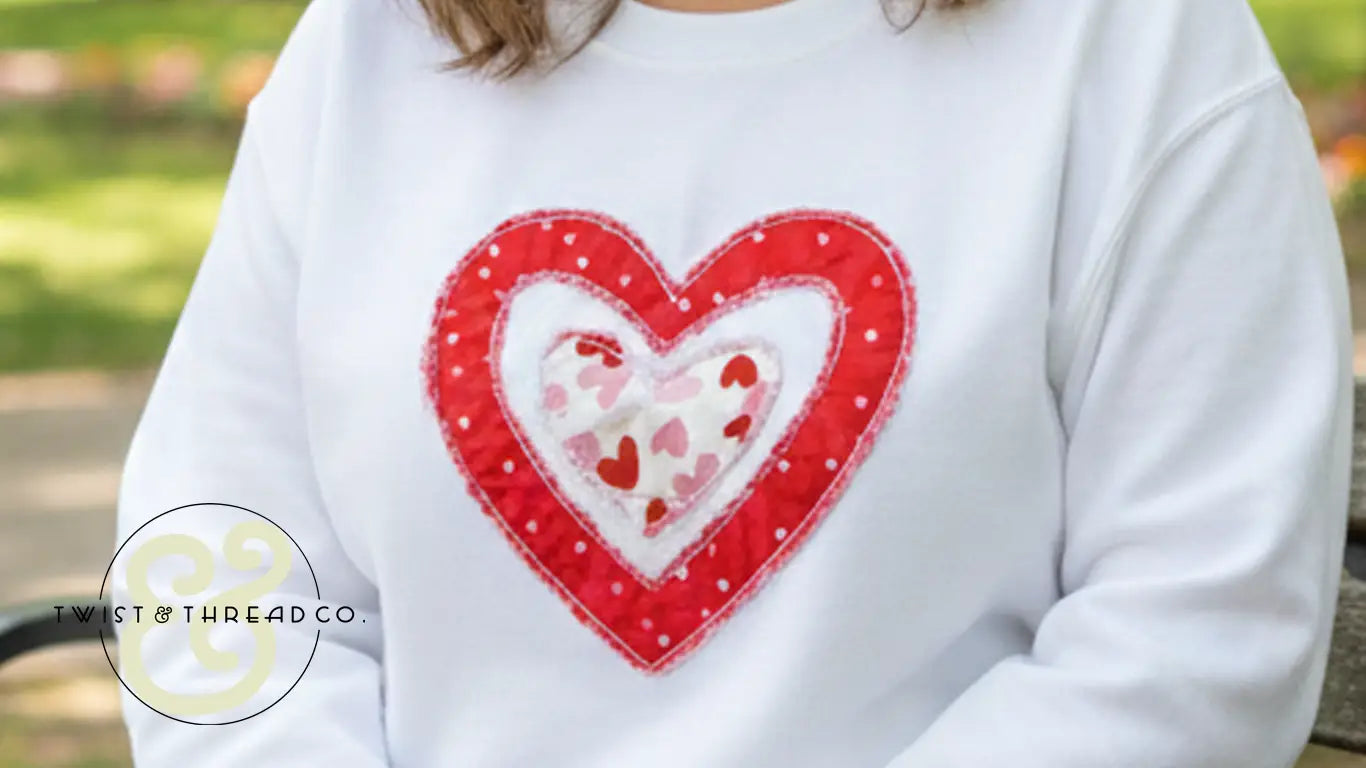 Something to Love: Introducing Our New Double Heart Applique Design!
