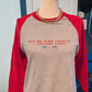 ’Buy Me Some Peanuts and Cracker Jacks’ Embroidered Raglan T-Shirt - Apparel