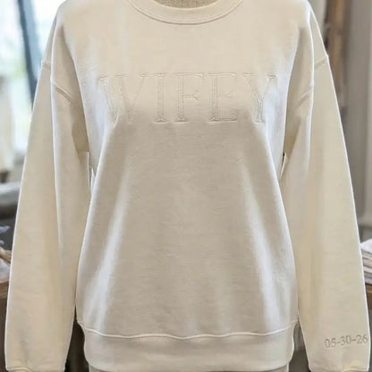 Custom Bridal Wifey and Hubby Personalized Bride Apparel - Apparel