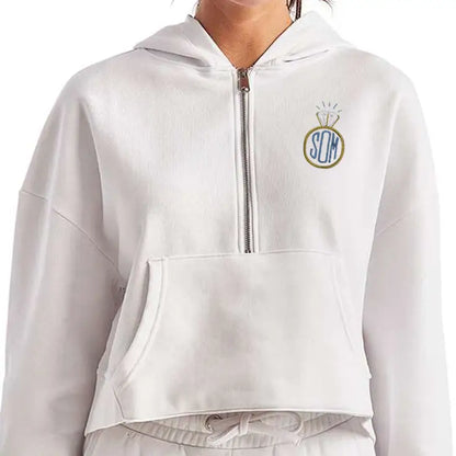 Custom Embroidered Bridal Lounge Set for Wedding Mornings - Loungwwear