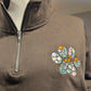 Custom Embroidered Floral Paw Print Sweatshirt and Apparel - Apparel