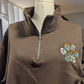 Custom Embroidered Floral Paw Print Sweatshirt and Apparel - Apparel