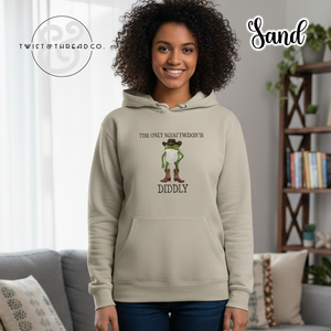 The Only Squat I'm Doin is Diddly" Funny Sweatshirt