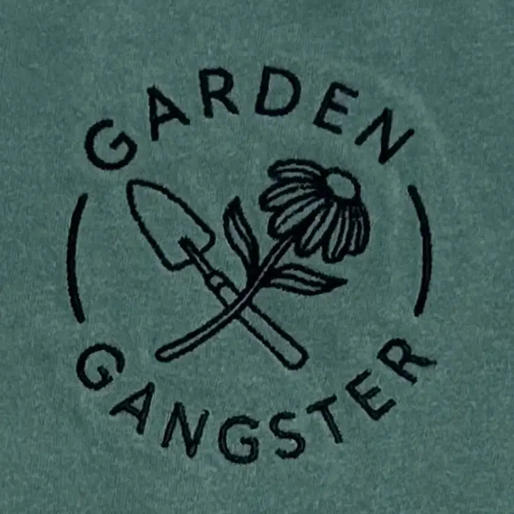 Garden Gangster Embroidered Comfort Colors Yard Work T-Shirt - Apparel