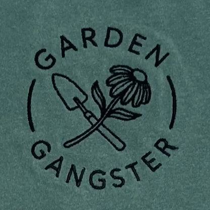 Garden Gangster Embroidered Comfort Colors Yard Work T-Shirt - Apparel