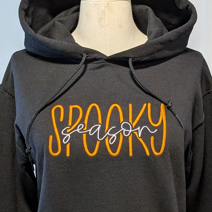Haut de survêtement brodé Halloween de la saison effrayante