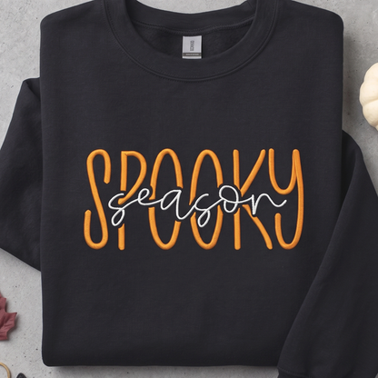 Haut de survêtement brodé Halloween de la saison effrayante