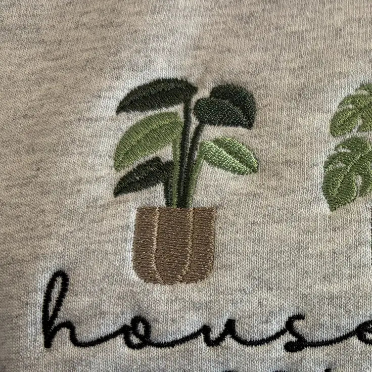 ’House Plant Collector’ Embroidered Apparel - Apparel