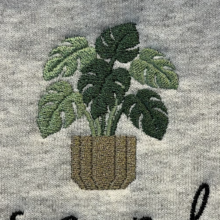 ’House Plant Collector’ Embroidered Apparel - Apparel