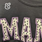 Custom Applique Sweatshirt - Personalized Nana, Mama, Gigi Crewneck - Fabric Letters - Est. Year Embroidery - Grandma Gift
