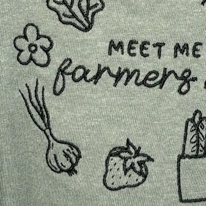 ’Meet Me at the Farmers Market’ Embroidered Apparel - Apparel