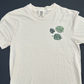 Embroidered Monstera Leaf Comfort Colors Heavyweight Cotton T Shirt - Apparel