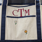 Personalized Birth Month Flower Embroidered Canvas Tote Bag Gift - Tote Bag