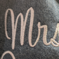 Personalized Mrs Embroidered Bridal Jean Jacket for Wedding events - Apparel