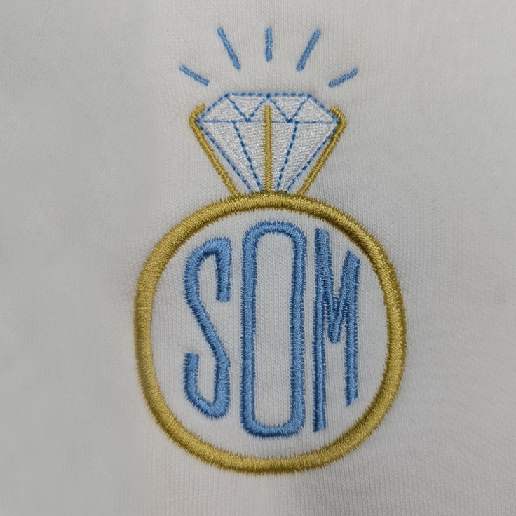 Custom Embroidered Bridal Lounge Set for Wedding Mornings - Loungwwear