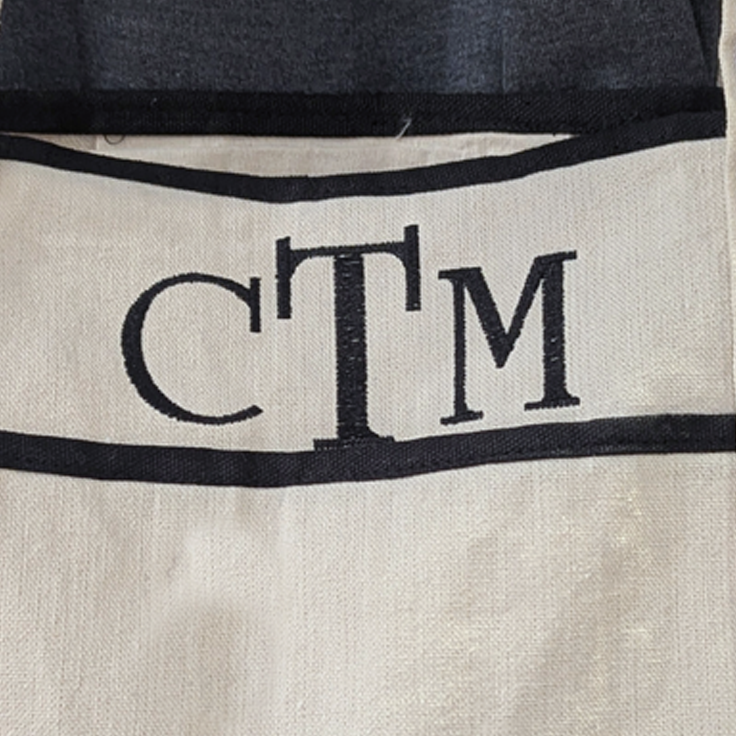 Personalized Monogram Embroidered Canvas Wedding Tote Bag for Brides - Tote Bag