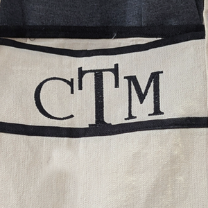 Personalized Monogram Embroidered Canvas Wedding Tote Bag for Brides - Tote Bag