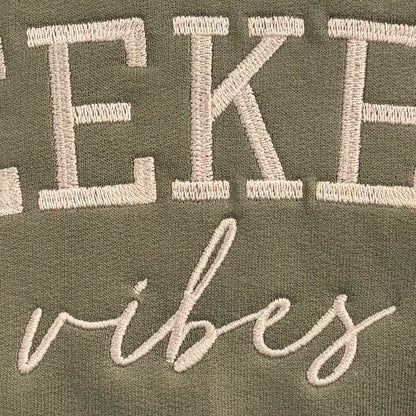 ’Weekend Vibes’ Custom Embroidered Premium Apparel - Apparel