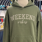 ’Weekend Vibes’ Custom Embroidered Premium Apparel - Hoodie / S - Apparel