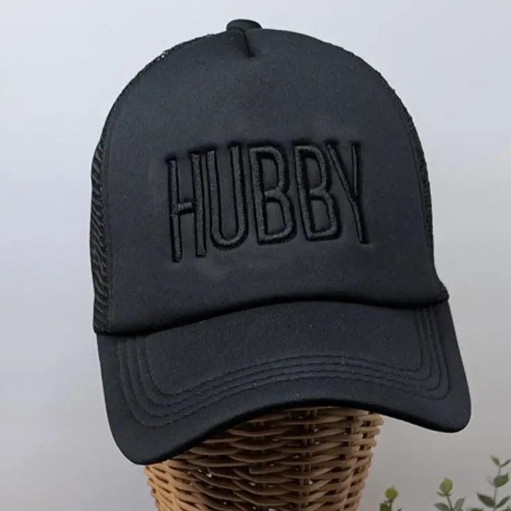 Wifey and Hubby Custom Embroidered Trucker Hat - Hats